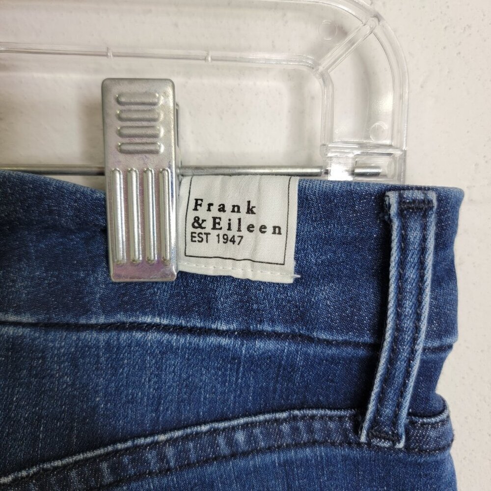 Frank & Eileen Womens Blue Denim Sligo Skinny Jean Raw Hem Size 28 Boho Classic - Picture 10 of 14